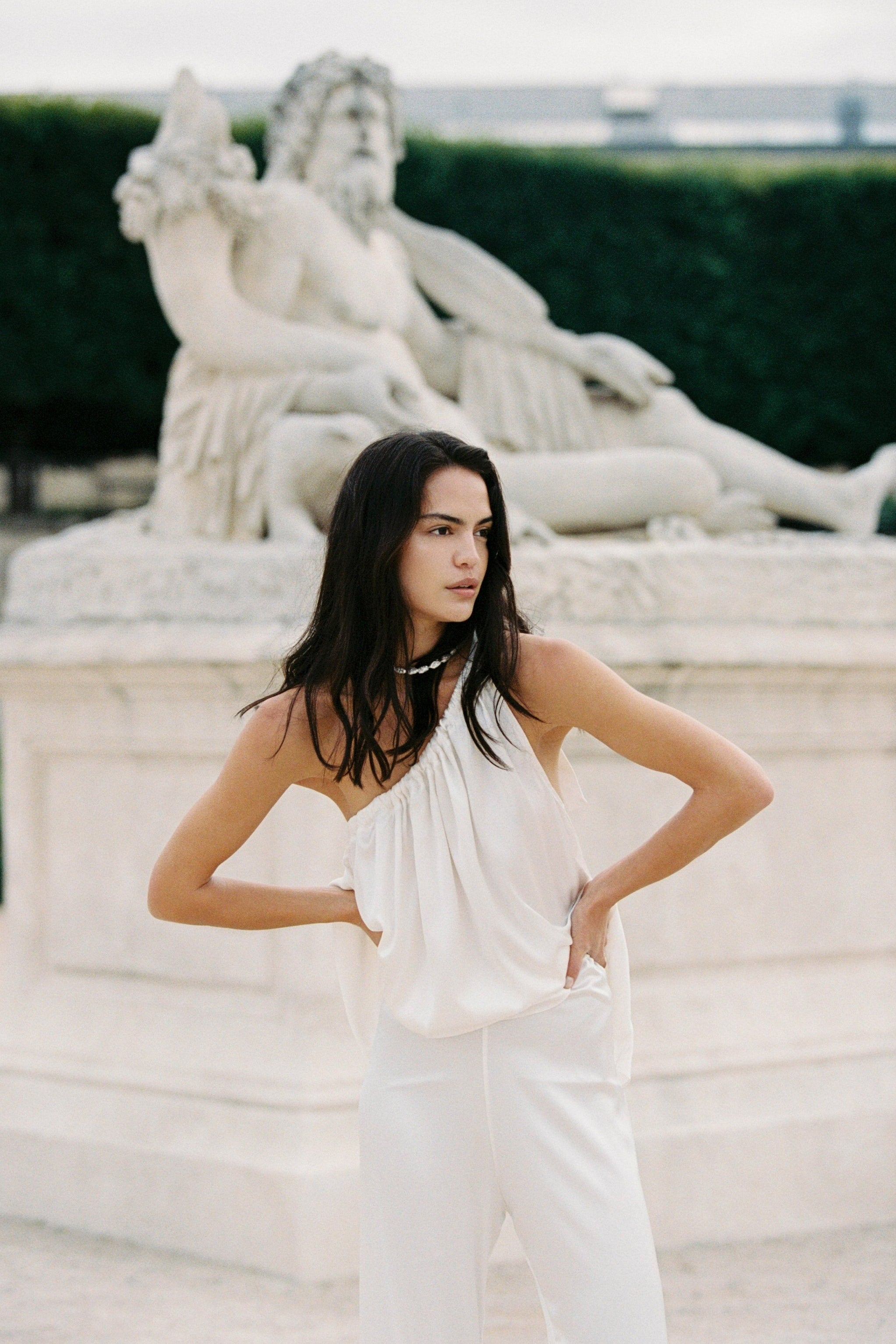 Harper pants and Camilla Top Ivory 