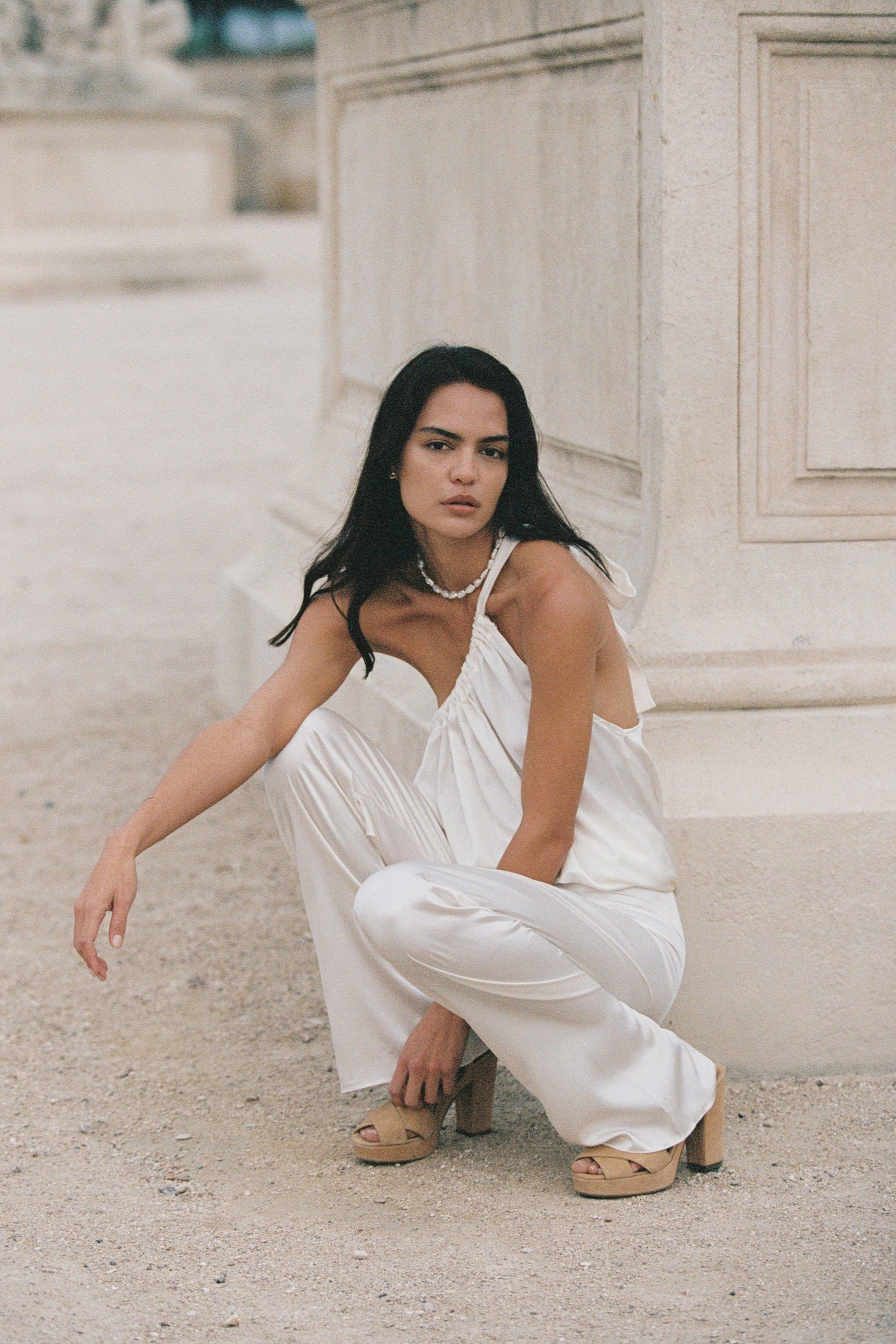 Harper Pants and Camilla Top Ivory 